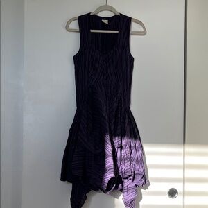 Elegant Purple Sleeveless Dress